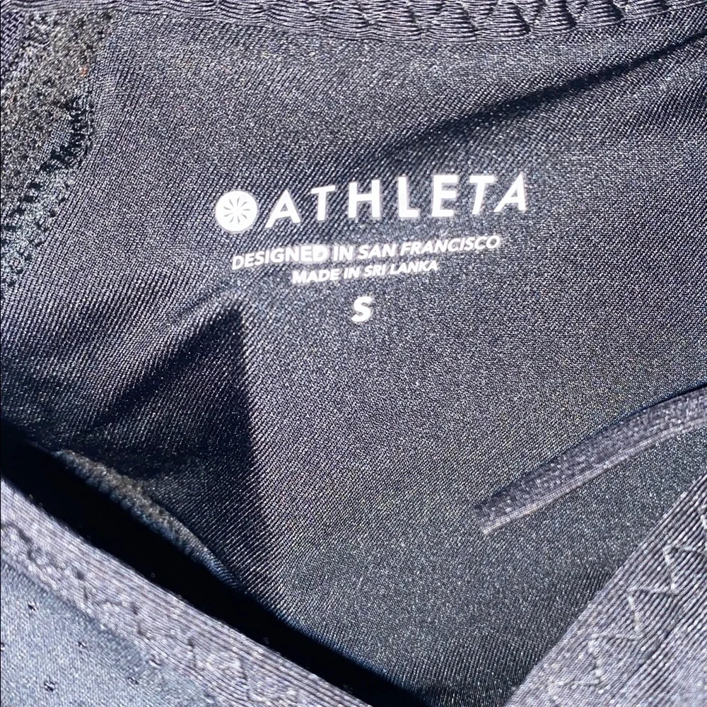 Athleta Women’s Black Bra Swim Spring Summer Workout Top Bikini Swimwear S